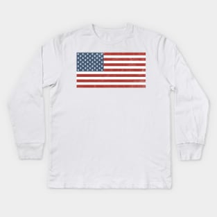 US Flag Kids Long Sleeve T-Shirt